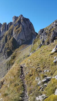 Vers le col de la Chourique Vers le col de la Chourique